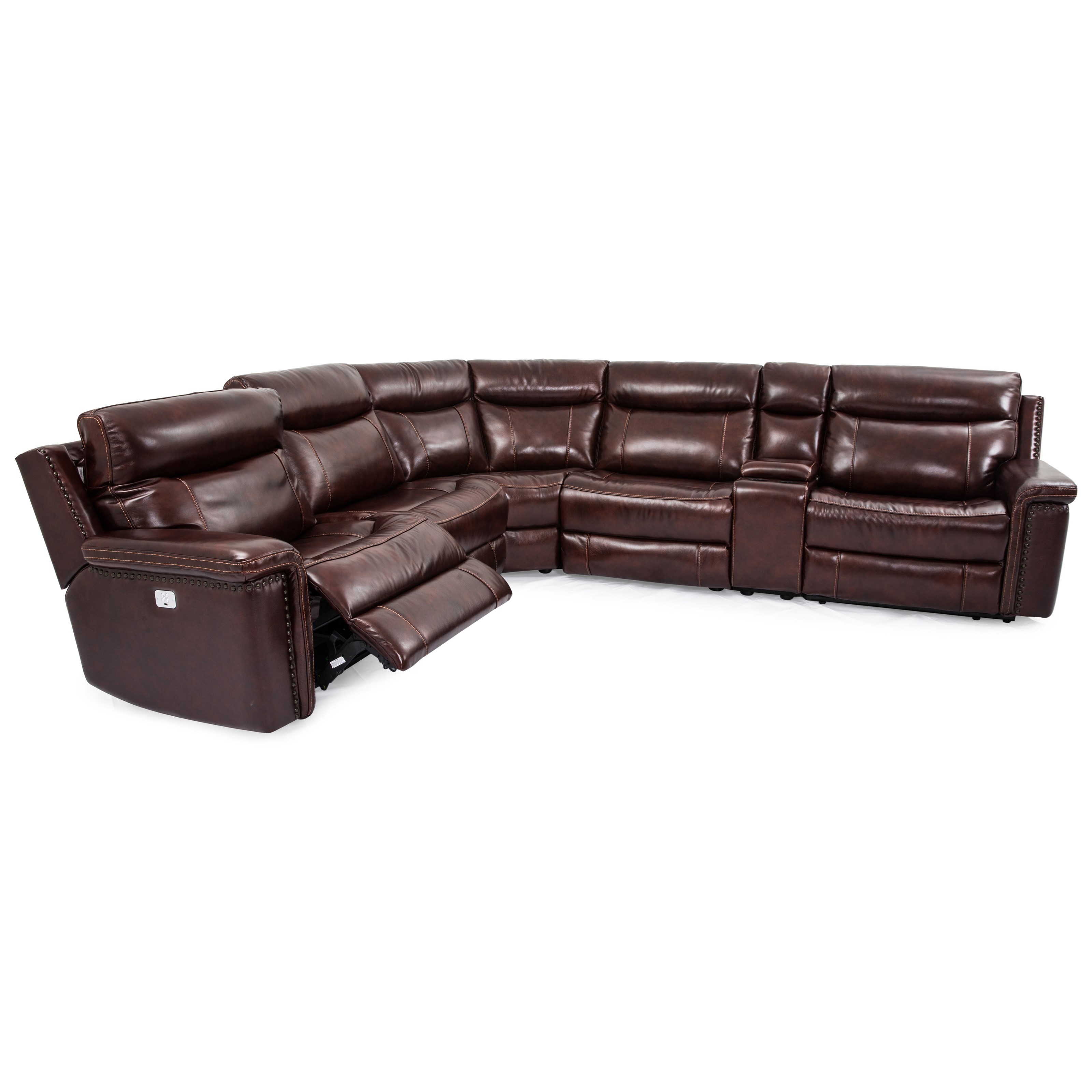 Power Headrest Reclining Sectional