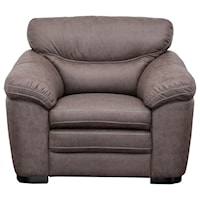 Casual Chair with Pillow Arms