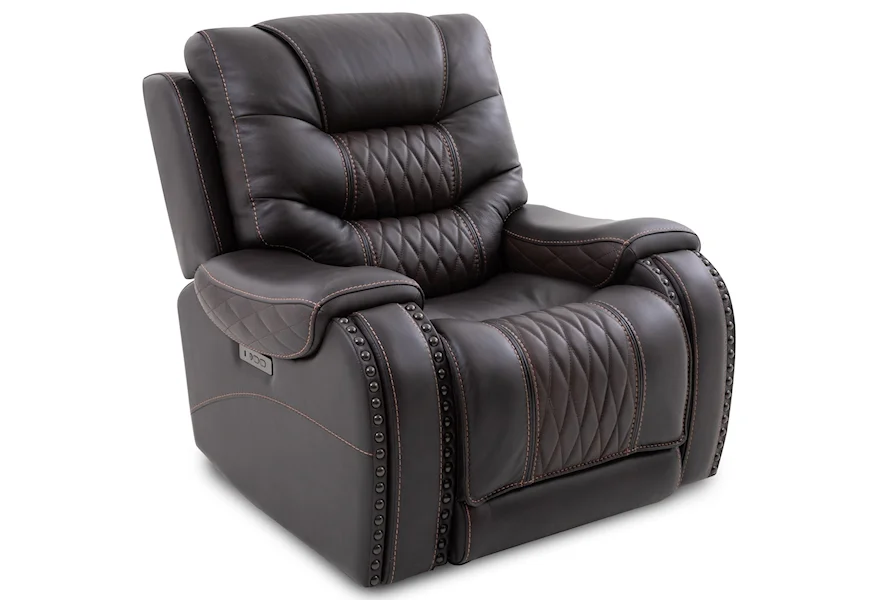 Derrick Power Headrest Recliner by Cheers at Royal Furniture
