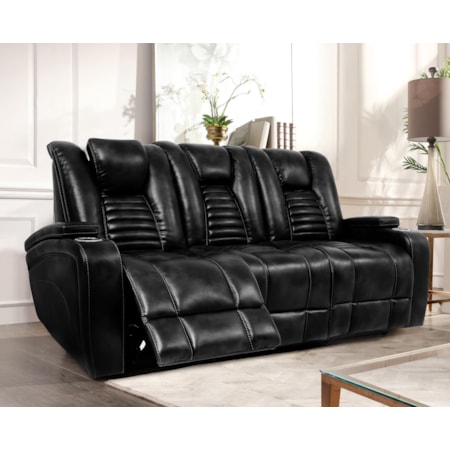 Power Reclining Sofa w/ Power Headrests