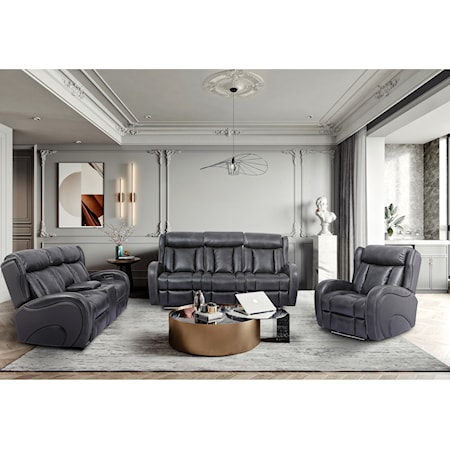 Power Reclining Living Room Group