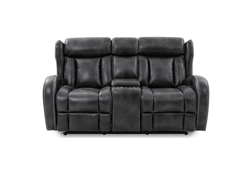 70083 Power Reclining Console Loveseat by Cheers at Lagniappe Home Store