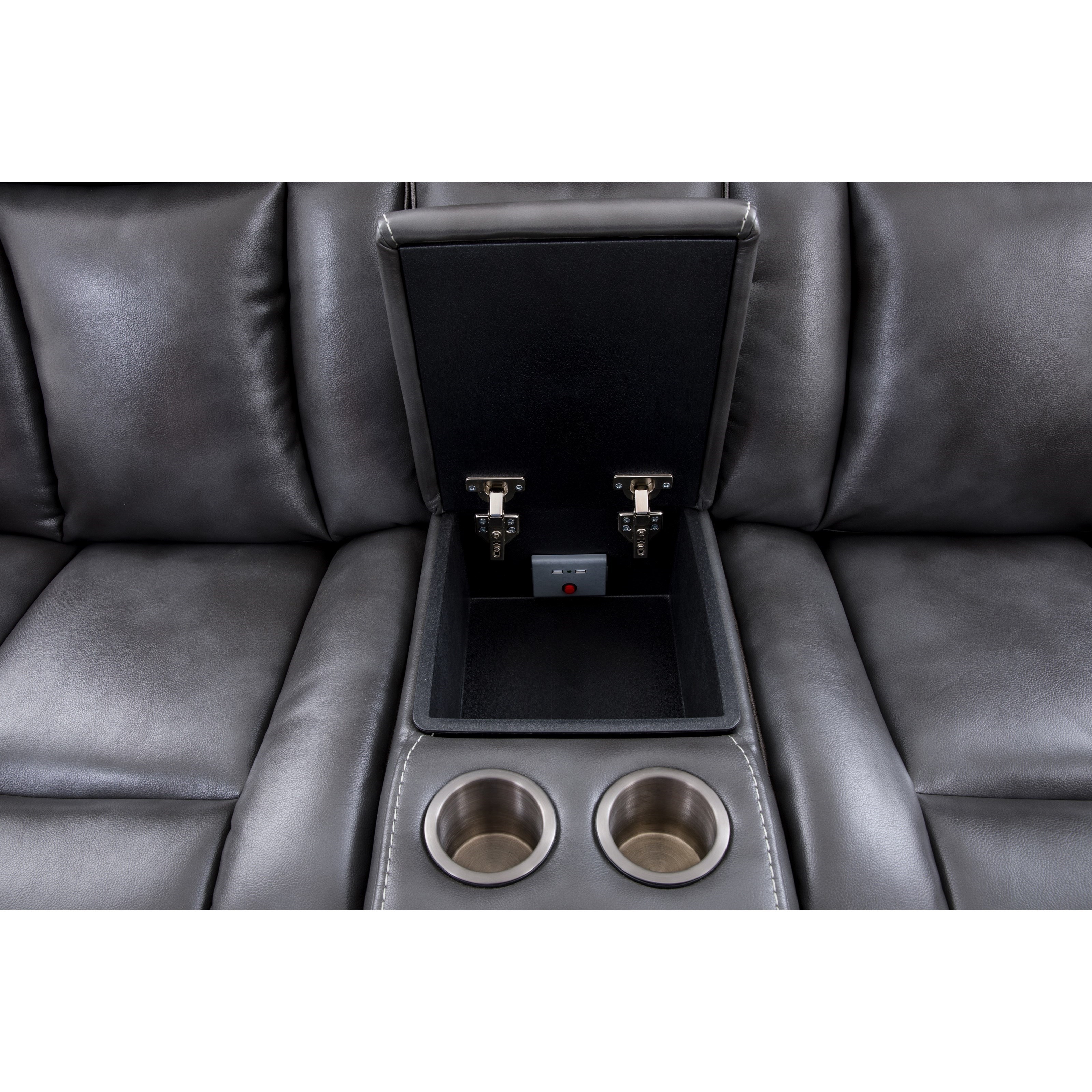 Power Reclining Console Loveseat