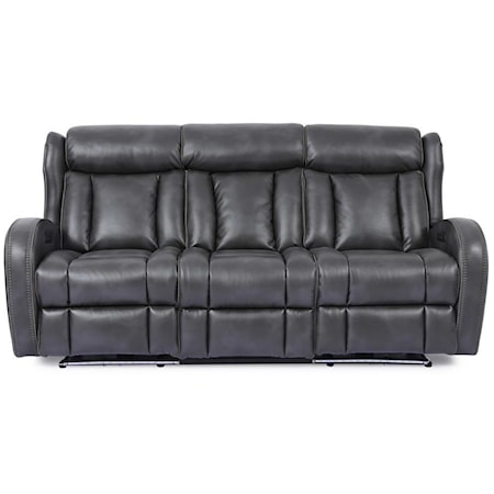 Power Headrest Sofa with Lights and Drop Dow