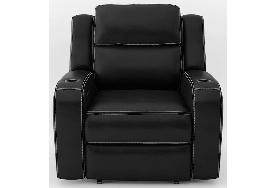 70086 Power Headrest Recliner with Lights by Cheers at Sam's Furniture Outlet