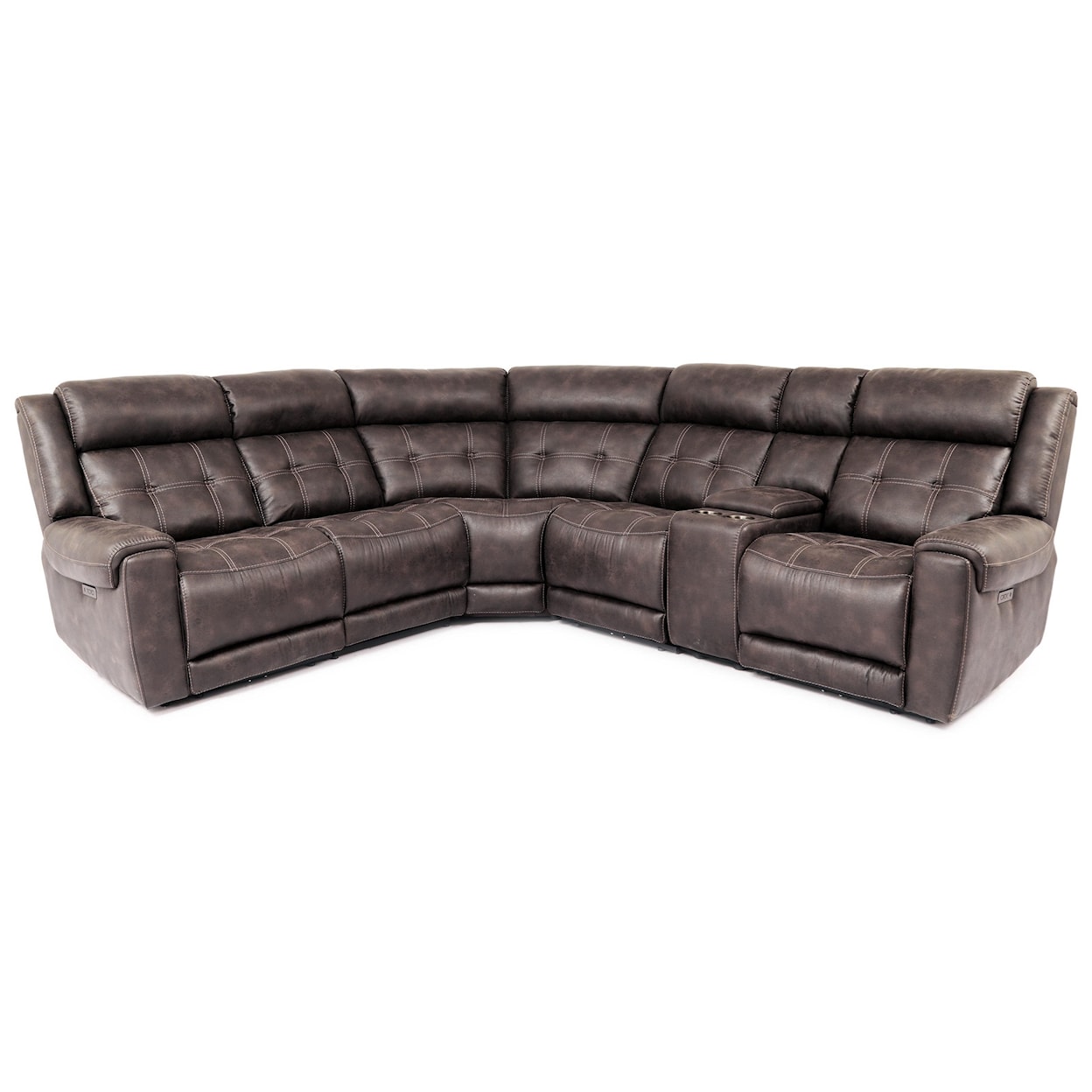 Cheers 70115 6-Piece Power Reclining Sectional