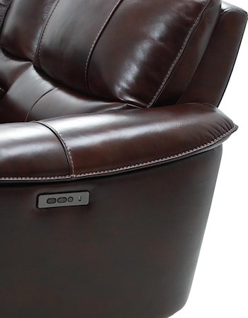 Power Leather Recliner