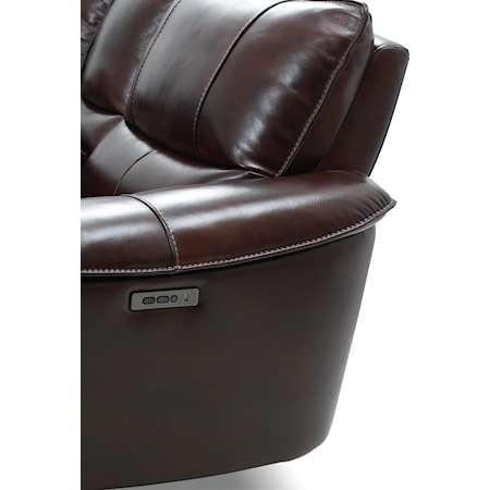 Power Leather Recliner