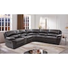 Cheers 8532 Leather 6 Piece Sectional