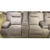 Power Console Loveseat with Power Headrest and USB Charging