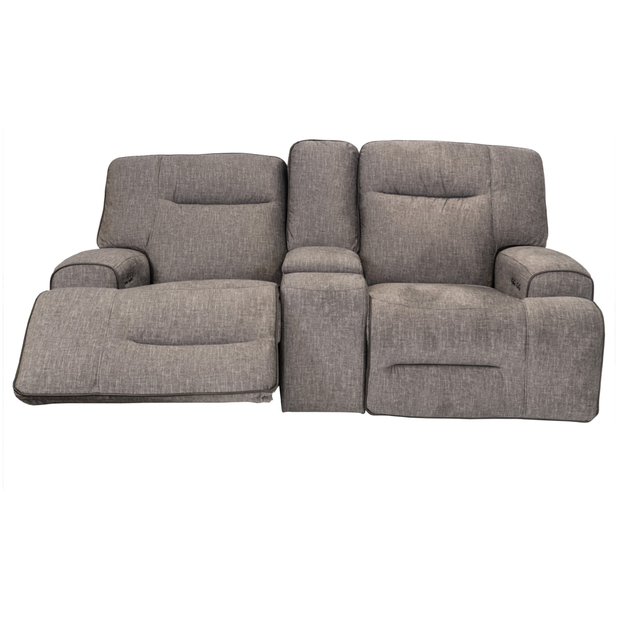 VFM Signature 90016 Dual Power Reclining Console Loveseat