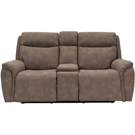 Power Reclining Console Loveseat