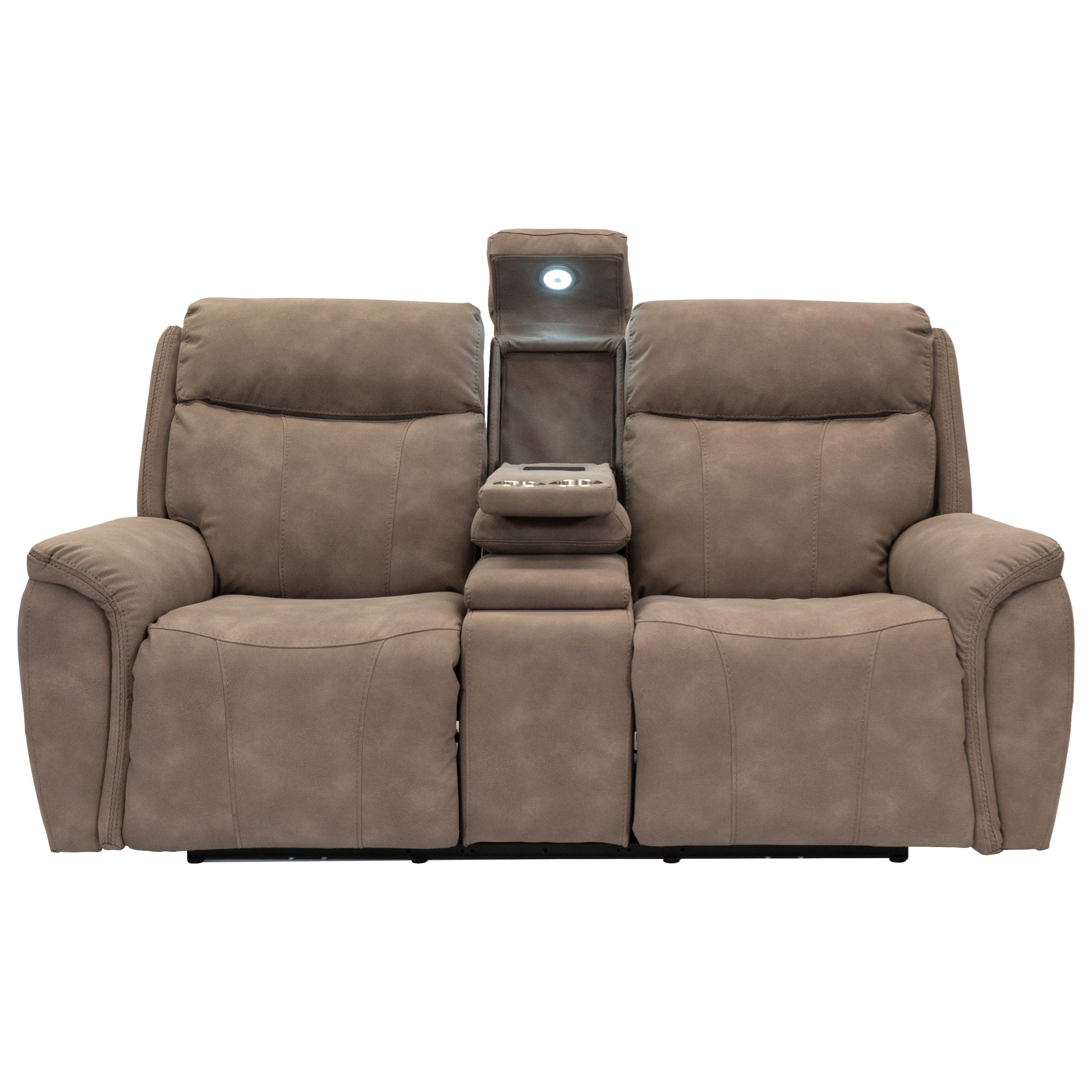 Power Reclining Console Loveseat