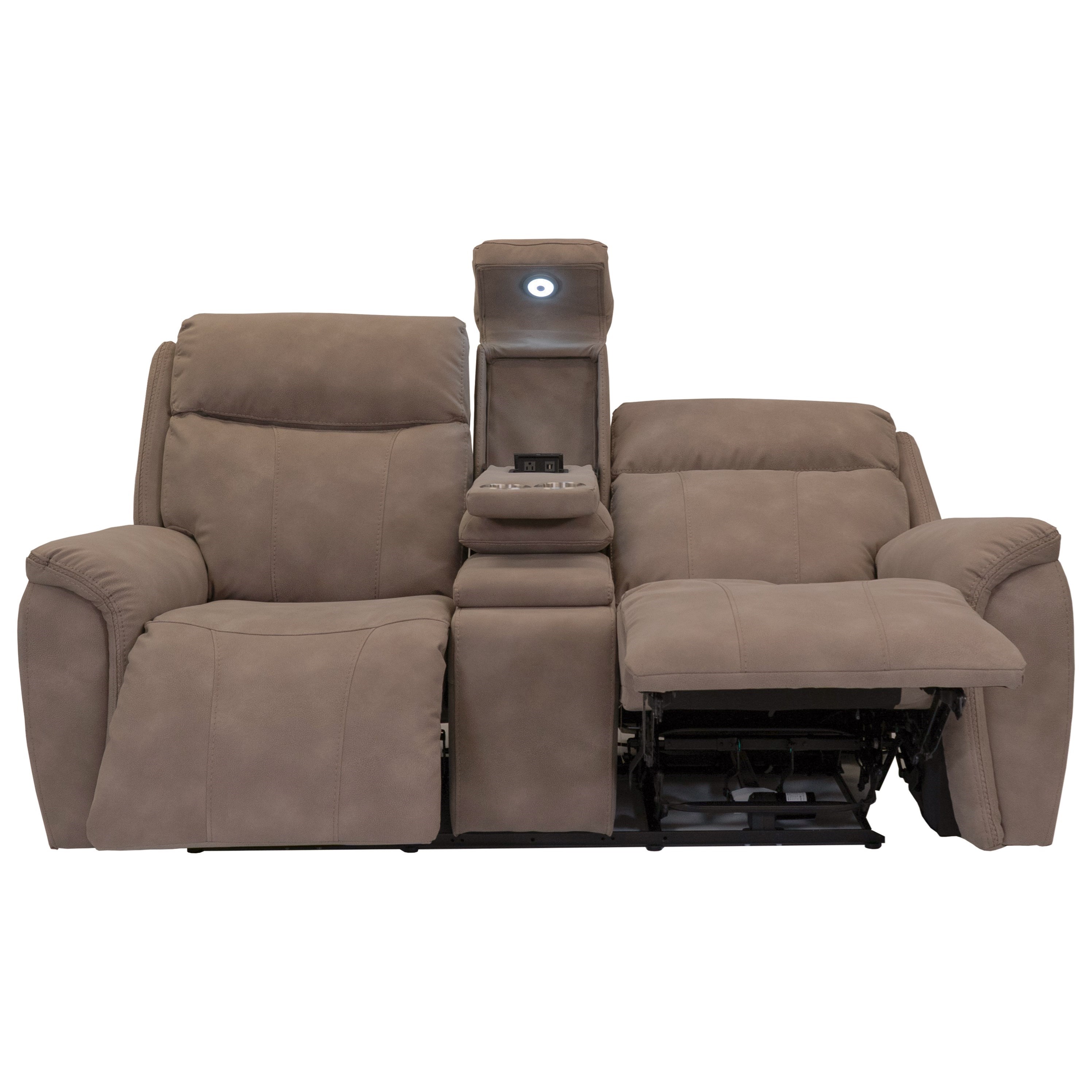 Power Reclining Console Loveseat
