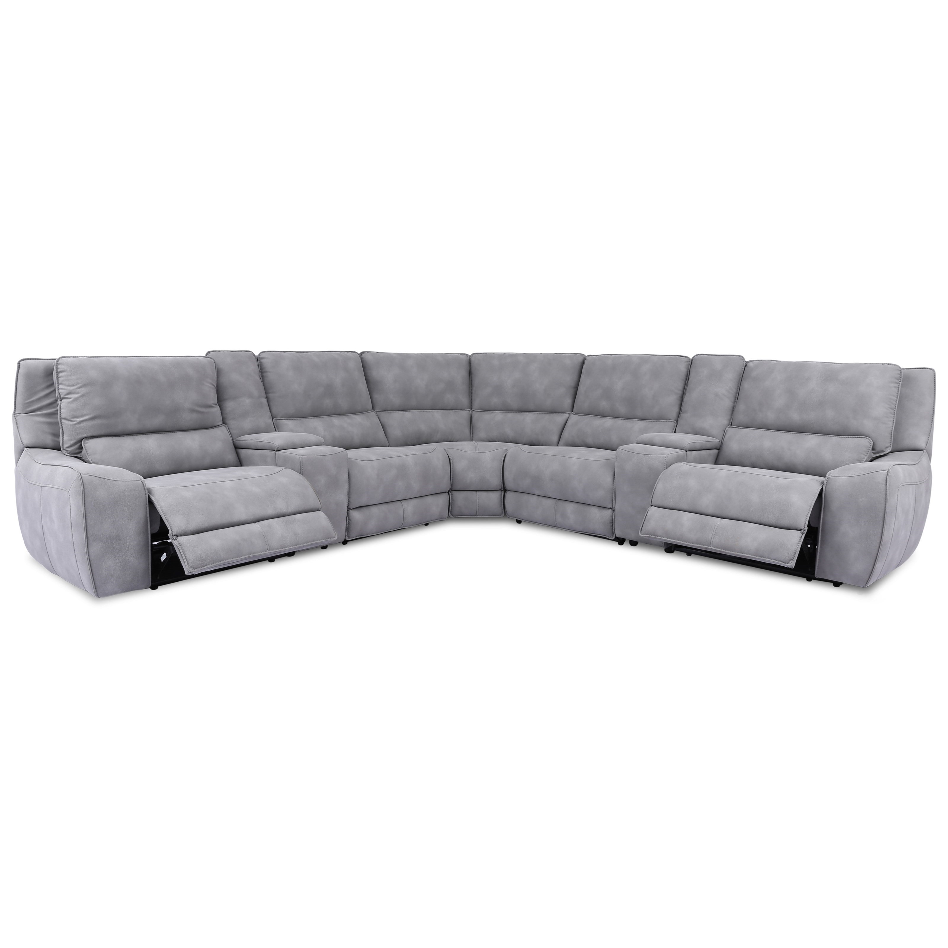 7-Piece Power Reclining Sectional