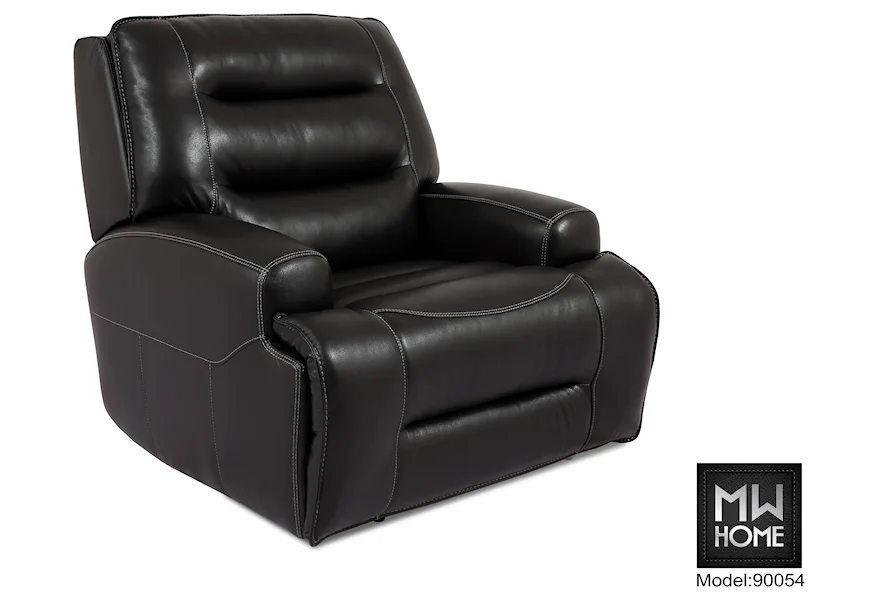 9005 Leather Match Power Recliner by Cheers at Darvin Furniture