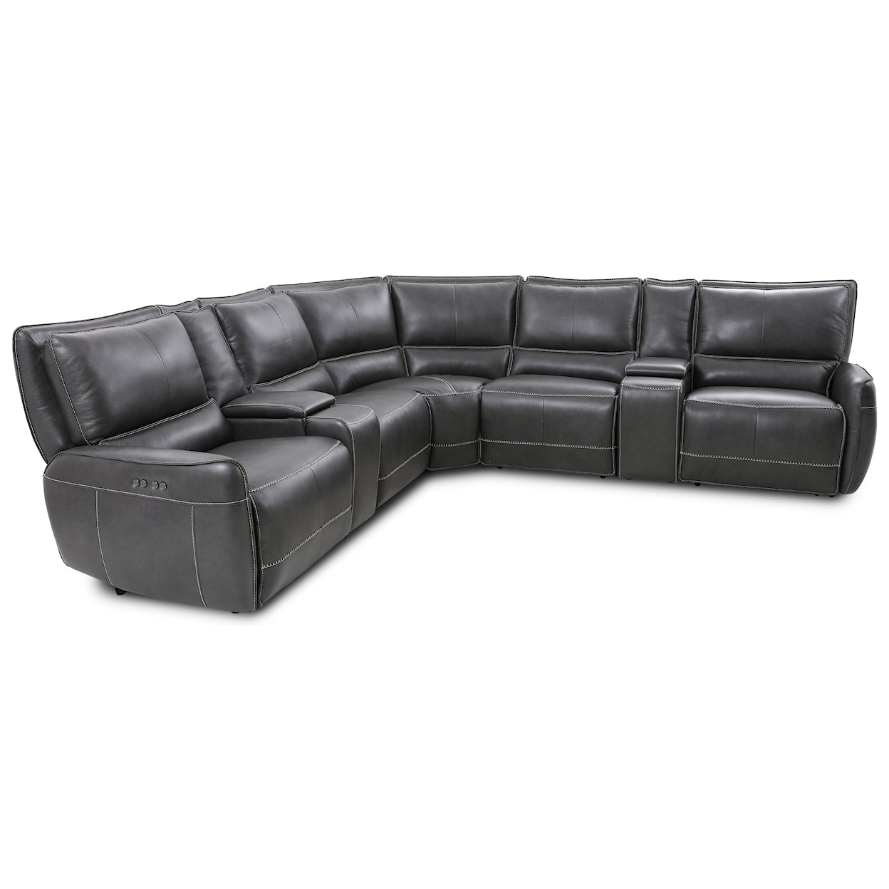 Cheers 90080 7-Piece Power Reclining Sectional