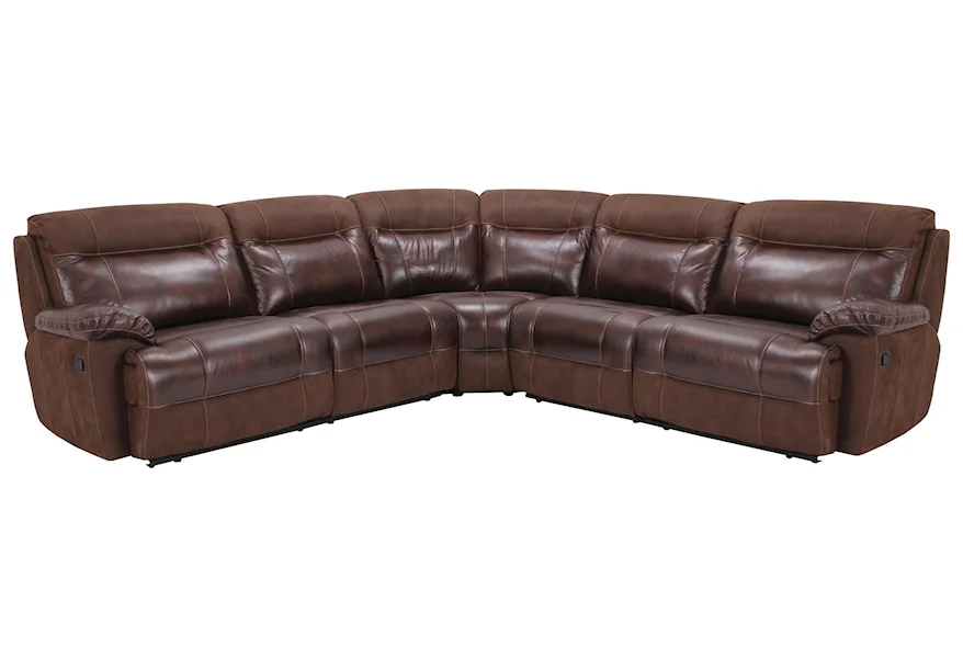 23062 Reclining Sectional at Sadler's Home Furnishings