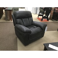 Contemporary Wallhugger Glider Recliner with Pillow Arms