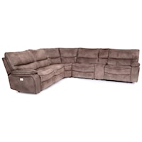 6 Piece Power Headrest Reclining Sectional