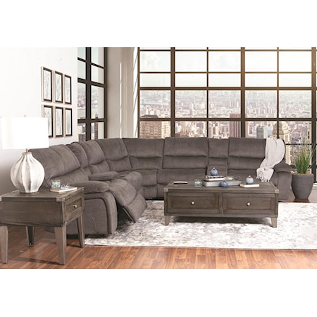 7 Piece Power Reclining Sectional