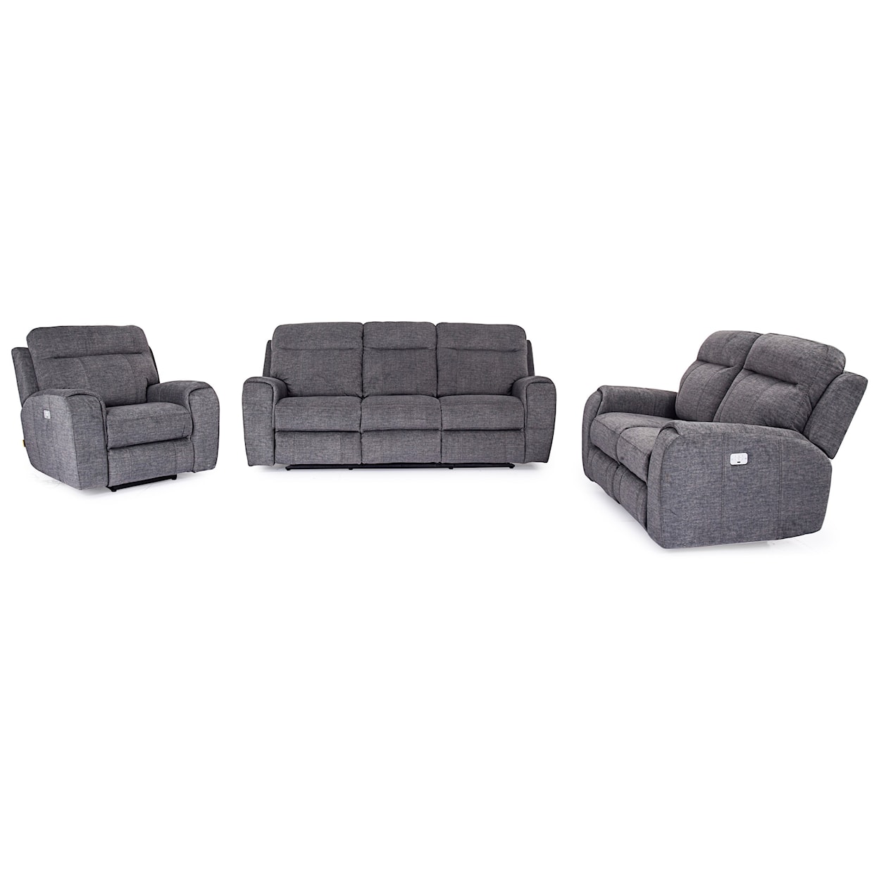 VFM Signature 9868 Power Reclining Loveseat w/ Power Headrests