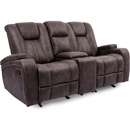 Reclining Loveseat with Console