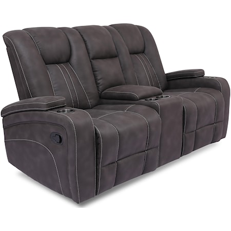 Glider Reclining Loveseat with Console