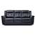Cheers Harkin - 91" Reclining Sofa with Baseball Stitching and Pillowtop Arms