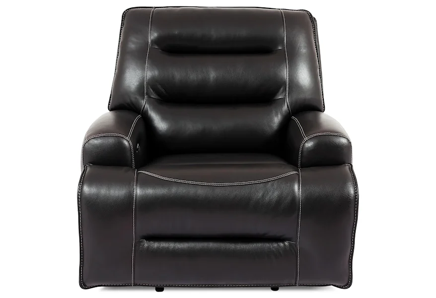 Jacob Jacob Leather Match Power Recliner by Cheers at Morris Home
