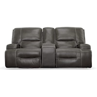 Josie Charcoal Reclining Loveseat