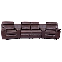 Power Reclining 6-PC Theatre Sectional