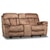 Cheers Meliana Glider Reclining Loveseat with Console