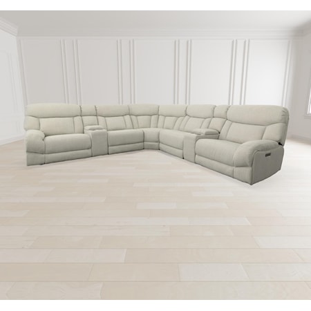7 Pc Power Sectional