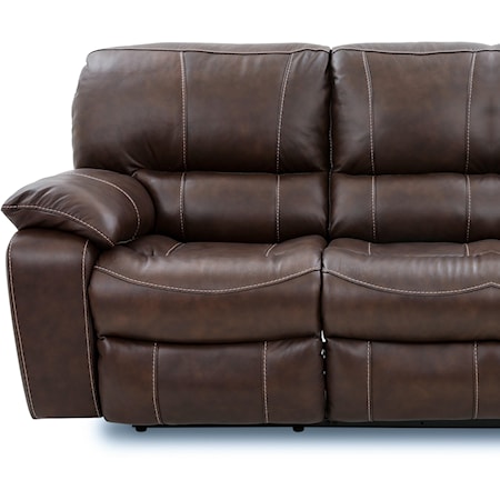 Leather Reclining Love Seat