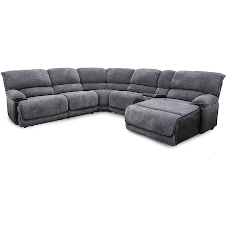 Power Reclining Sectional with Chaise