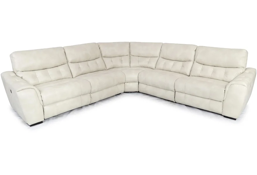 1005 Contemporary Power Reclining Sectional by Cheers at Lagniappe Home Store