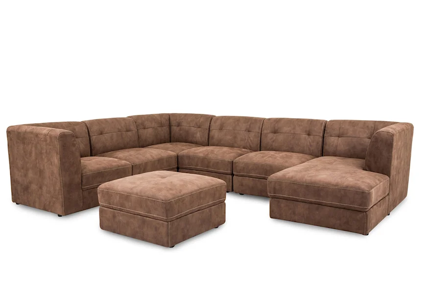 5157 Modular Sectional with Ottoman by Cheers at Lagniappe Home Store