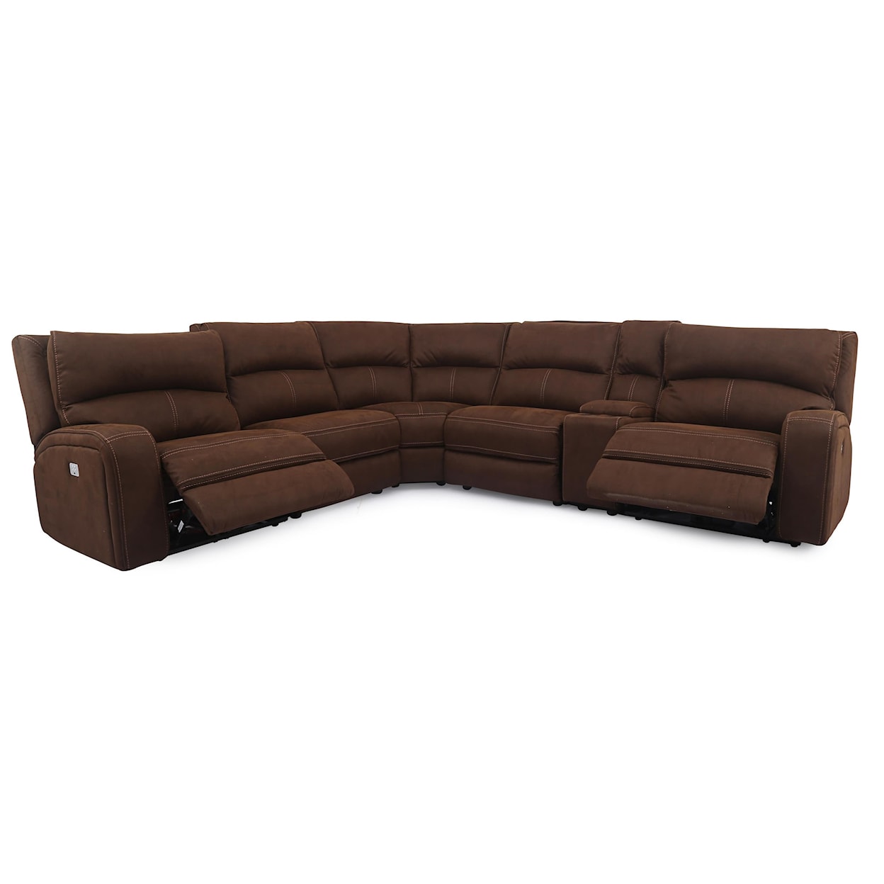 Cheers 5168HM 6-Piece Power Reclining Sectional