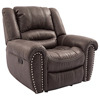 Glider Recliner with Nailhead Trim