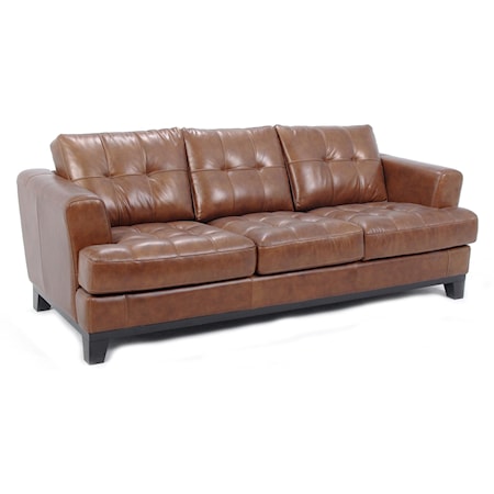 Tufted Leather Sofa