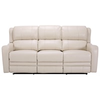 Dual Reclining Power Sofa For Contemporary Family Rooms 