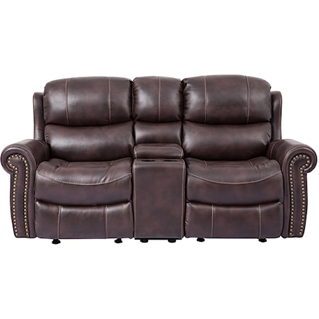 Reclining Loveseat with Console