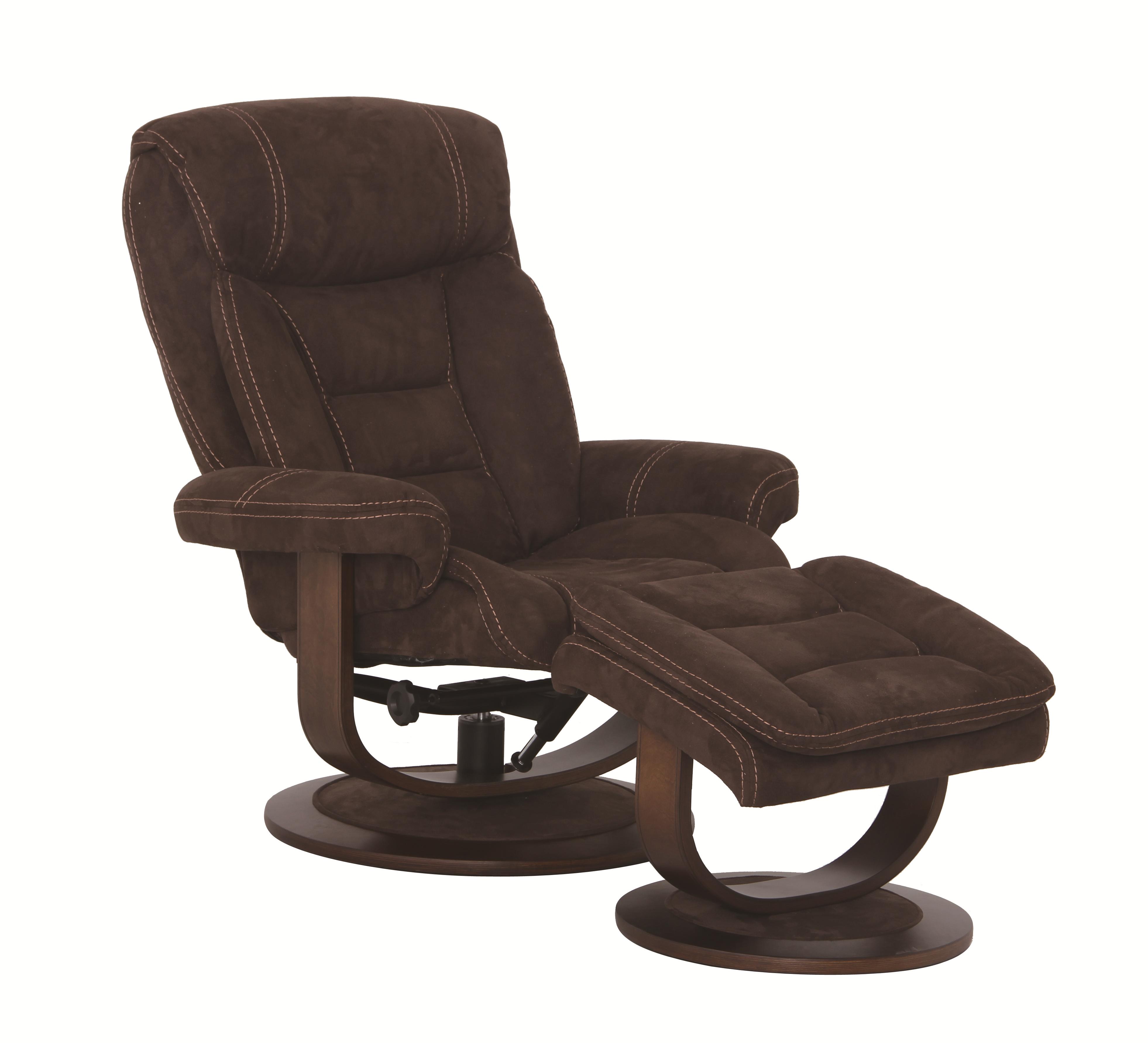 Contemporary Recliner and Ottoman Set