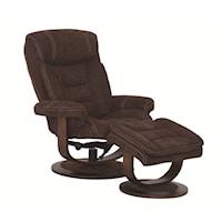 Contemporary Recliner and Ottoman Set