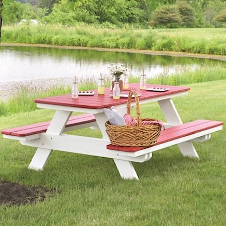 Rectangular Picnic Table