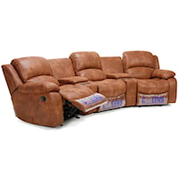 Three Person (Triple Recliner) Entertainment Room Theater Seating