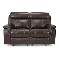 Gliding and Reclining Loveseat with Casual Furniture Fashion