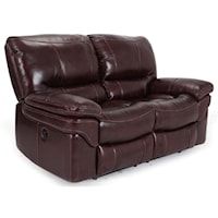 Power Reclining Loveseat with Pillow Arms