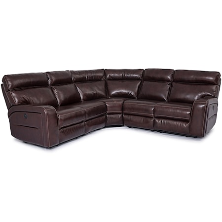 5 Piece Power Reclining Sectional